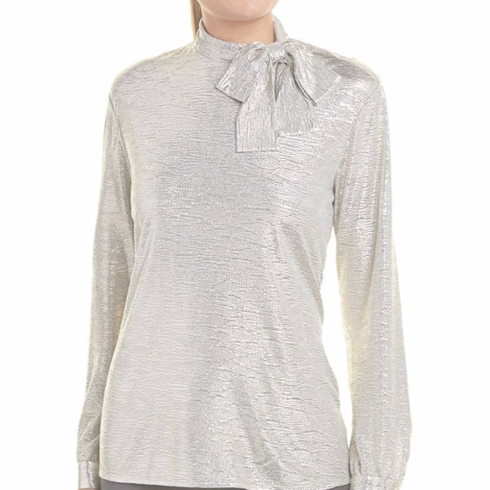 New St. John metallic top